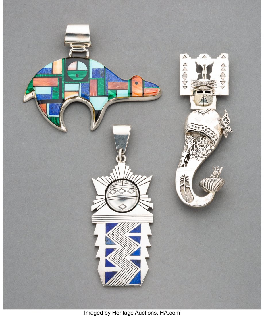 Three Southwest Figural Pendants  c. 2010  inclu (1 of 2)