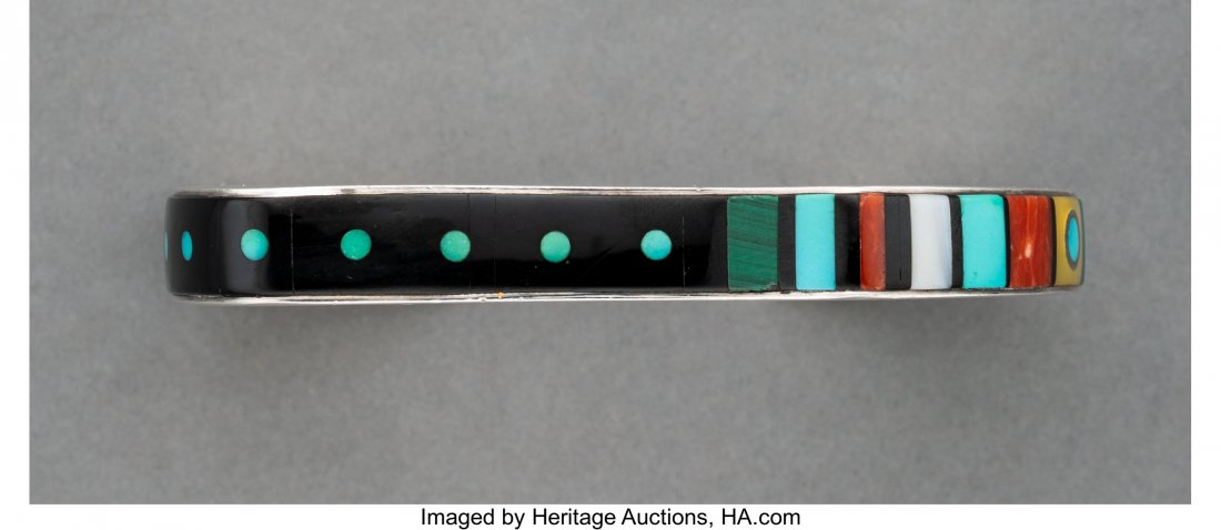 A Hopi Bracelet, Jesse Monongya  c. 2010  silver (1 of 6)