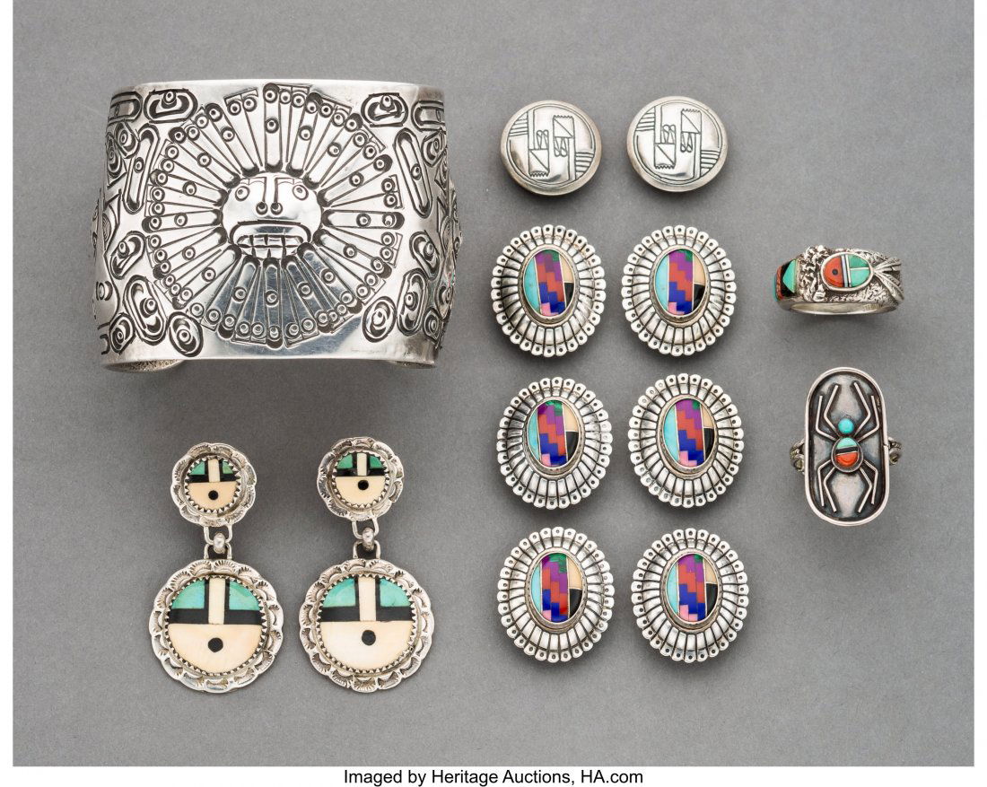 Six Southwest Jewelry Items  c. 2000  including (1 of 1)