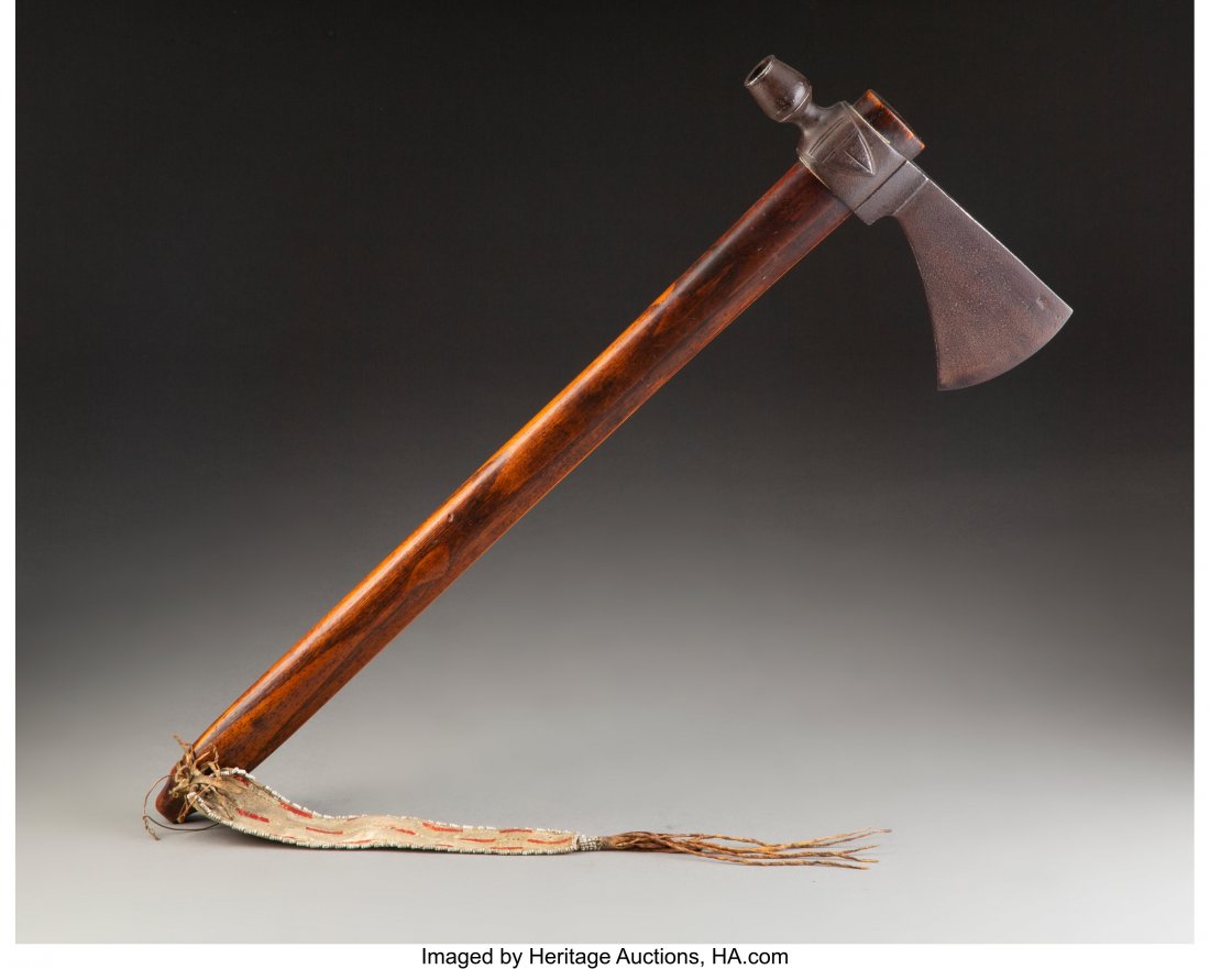 An Eastern Woodlands Pipe Tomahawk  c. 1800  woo (1 of 1)