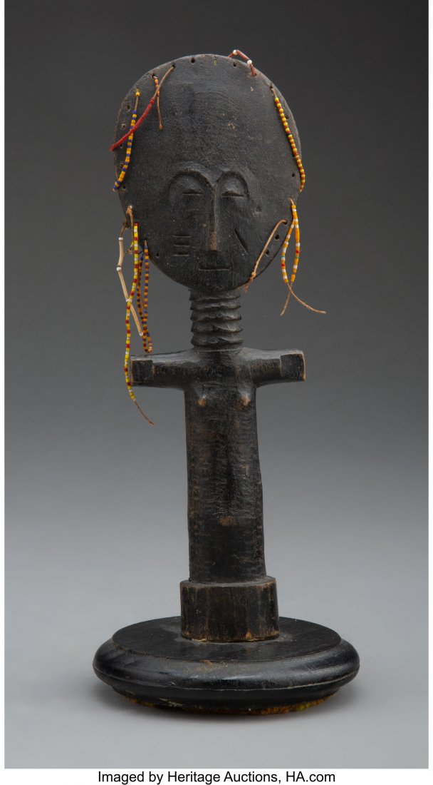 An Ashanti akuaba Fertility Doll  Height: 7 � (1 of 3)