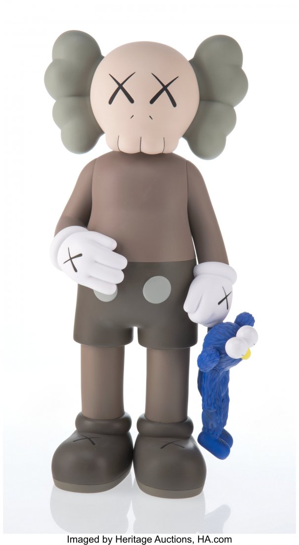 KAWS (b. 1974) Share (Brown), 2020 Painted cast: KAWS (b. 1974) Share (Brown), 2020 Painted cast vinyl 12-1/2 x 6 x 3 inches (31.8 x 15.2 x 7.6 cm) Open Edition Stamped to the underside of the feet Produced by Medicom Toy, Tokyo HID03101062020 ©