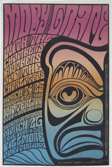 Moby Grape/Chambers Brothers Poster 1967
