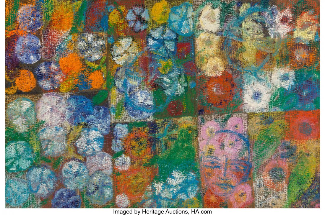 Hunt Slonem (b. 1951) The Appearance, 2006 Oil o: Hunt Slonem (b. 1951) The Appearance, 2006 Oil on canvas 44 x 66 inches (111.8 x 167.6 cm) Signed, dated, and titled on the reverse: Hunt Slonem 2006 / "The Appearance" PROVENANCE: The Rymer Gallery, 