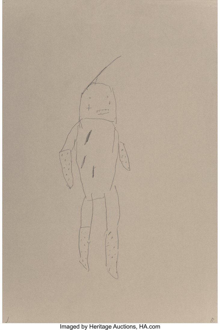 James Brown (b. 1951) Untitled, 1982 Pencil on p: James Brown (b. 1951) Untitled, 1982 Pencil on paper 12 x 9 inches (30.5 x 22.9 cm) (sheet) Signed on the reverse: James PROVENANCE: The artist; Horace and Holly Solomon, New York; Holly Solomon Estat