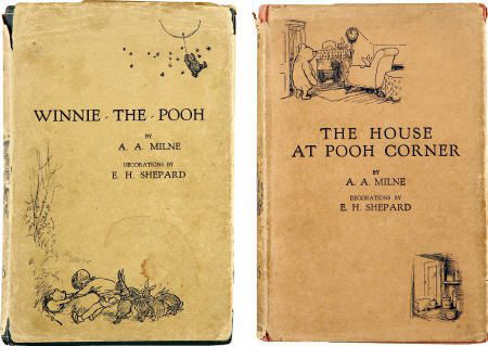 91103: A.A. Milne 2 First Edition Winnie the Pooh Books