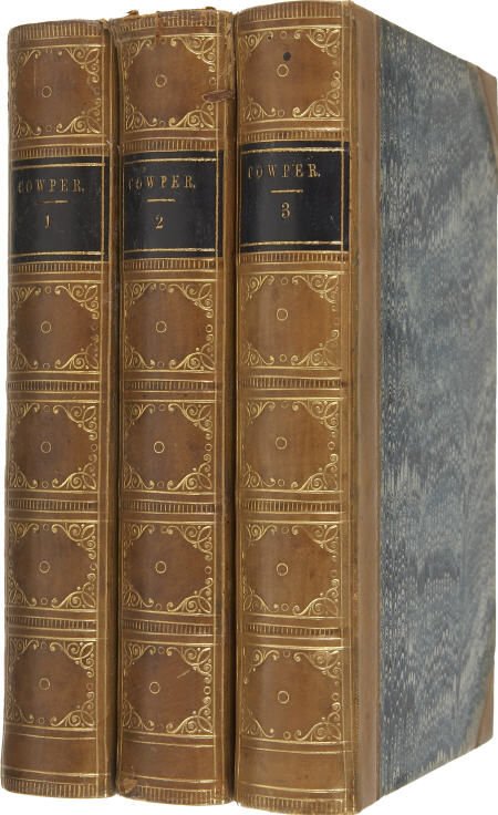 Poetical Works of William Cowper - 3 vols. 1863.