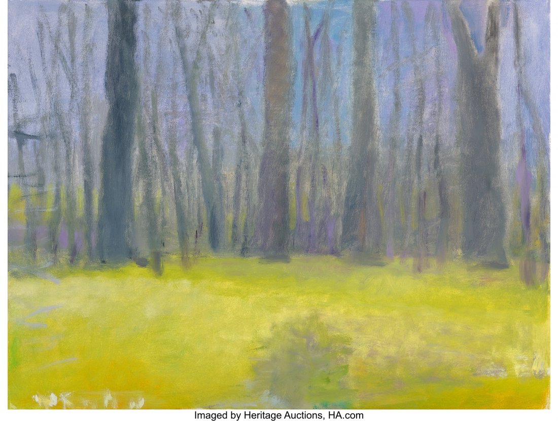 Wolf Kahn (American, 1927-2020) Melancholy, 2004: Wolf Kahn (American, 1927-2020) Melancholy, 2004 Oil on canvas 24 x 32 inches (61.0 x 81.3 cm) Signed lower left: W. Kahn Dated and titled on the stretcher: 2004 Melancholy PROVENANCE: Dallas Auction