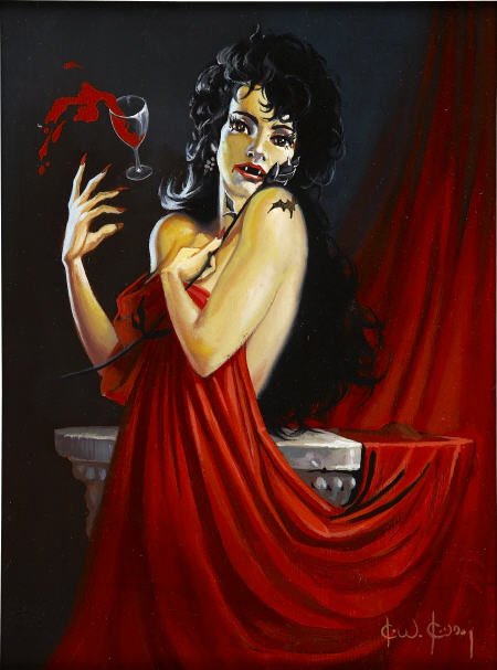 KEN KELLY (American b.1946) You Startled Me, Dar