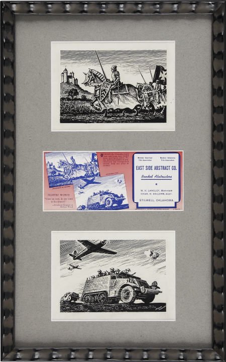 EDWARD SANBORN (American 20th Century) Crusader