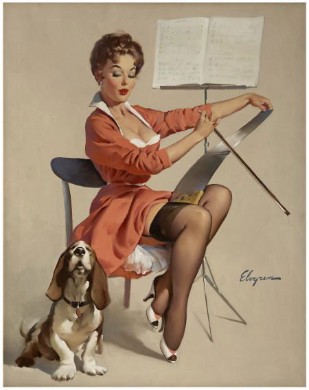 GIL ELVGREN (American 1914 - 1980) Doggone Good