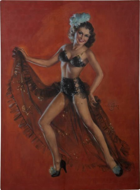 ZOE MOZERT ( American 1904 - 1993) Pin up illust