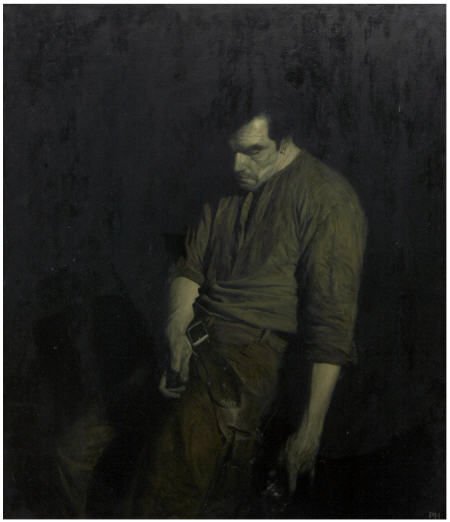 PHIL HALE (American b.1963) Gunslinger, 2005 Oil