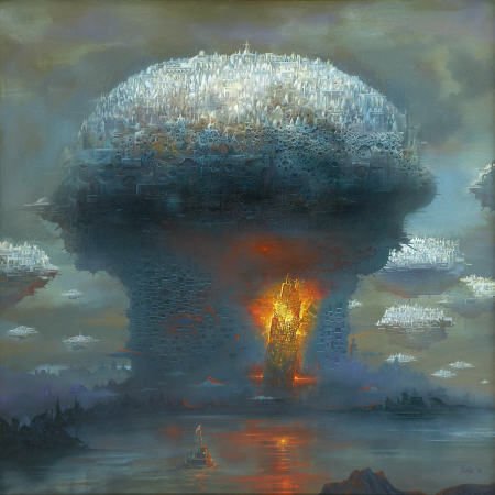 PAUL LEHR (American 1930 - 1998) The War