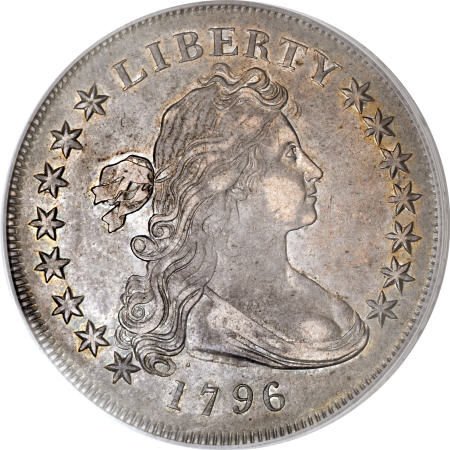 1796 $1 Small Date, Large Letters XF45 PCGS.