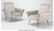 27121: A Pair of Italian Leather and Chenille Upholster