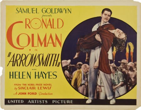 Arrowsmith (United Artists, 1931). Half Sheet