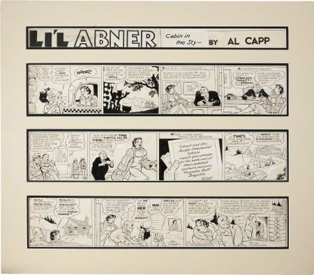 Al Capp Studio, Frank Frazetta Li'l Abner Art