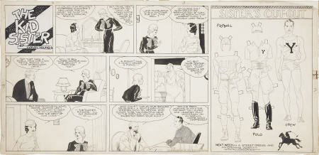 Alex Raymond The Kid Sister Comic Strip Art 1933