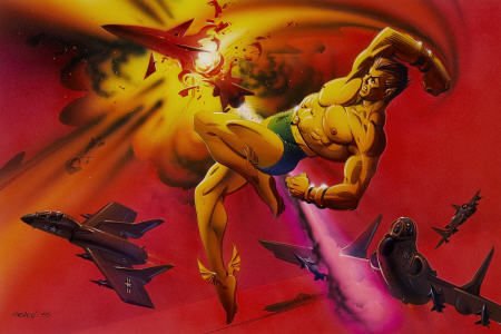 Ken Steacy Marvel Fanfare Sub-Mariner Pin-Up Art