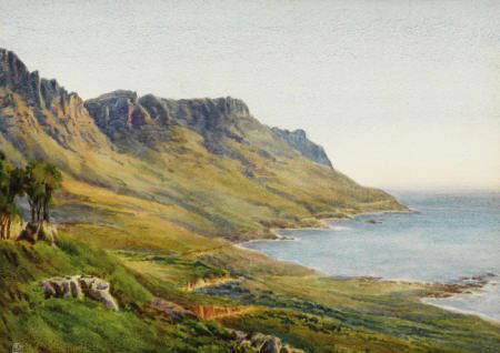 EDWARD LEAR (British, 1812-1888) Coastal Landsca