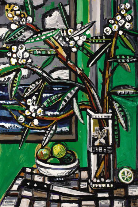 DAVID BATES Oleander - Galveston, 1996 Oil on