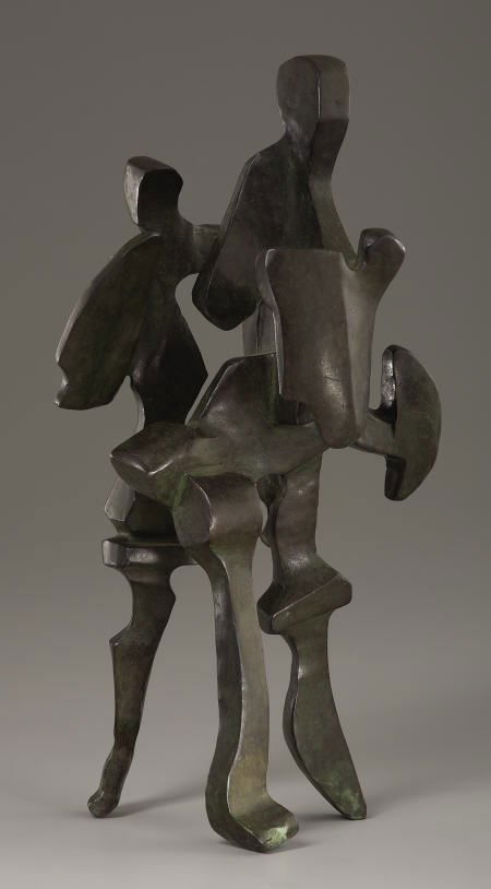 BILL BARRETT Untitled Bronze 12 x 6 x 4-1/2