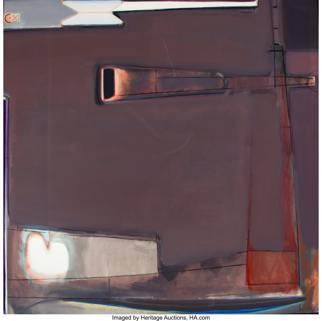 Stephen Greene (American, 1918-1999) Recall, 197: Stephen Greene (American, 1918-1999) Recall, 1971 Oil on canvas 50 x 50 inches (127 x 127 cm) Signed, dated, and titled on the reverse: STEPHEN GREENE "RECALL" 1971 PROVENANCE: Marilyn Pearl Gallery,