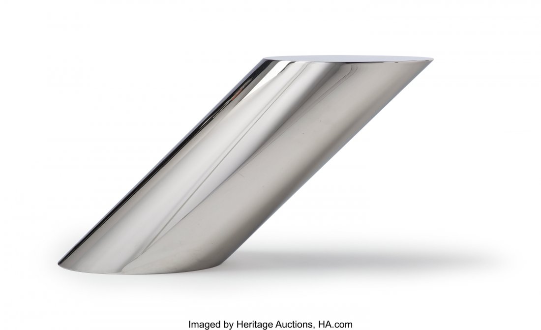 J. Wade Beam (American, 1910) Zephyr Table, circ: J. Wade Beam (American, 1910) Zephyr Table, circa 1975, Brueton Steel 20-3/4 x 38 x 12 inches (52.7 x 96.5 x 30.5 cm) HID03101062020 © 2020 Heritage Auctions | All Rights Reserved