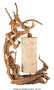 67099: American School (20th Century) Driftwood Table L