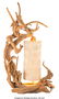 67099: American School (20th Century) Driftwood Table L - 2