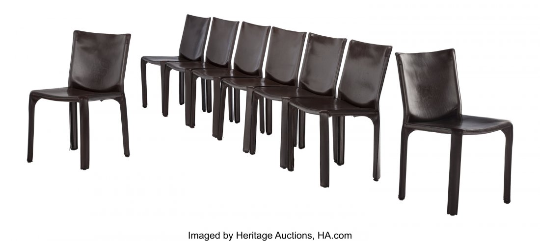 Mario Bellini (Italian, b. 1935) Set of Eight Ca (1 of 4)