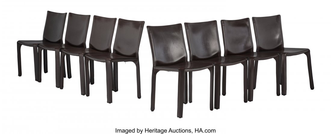 Mario Bellini (Italian, b. 1935) Set of Eight Ca (1 of 5)