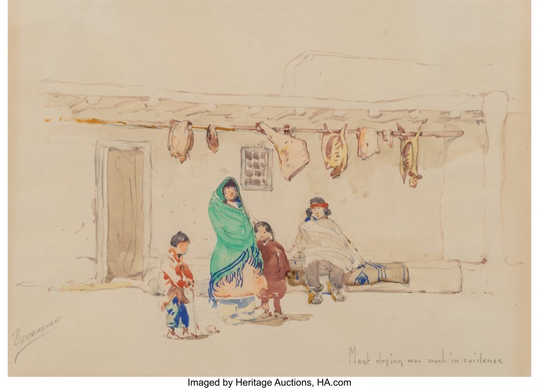 Oscar Edward Berninghaus (American, 1874-1952) M (1 of 2)