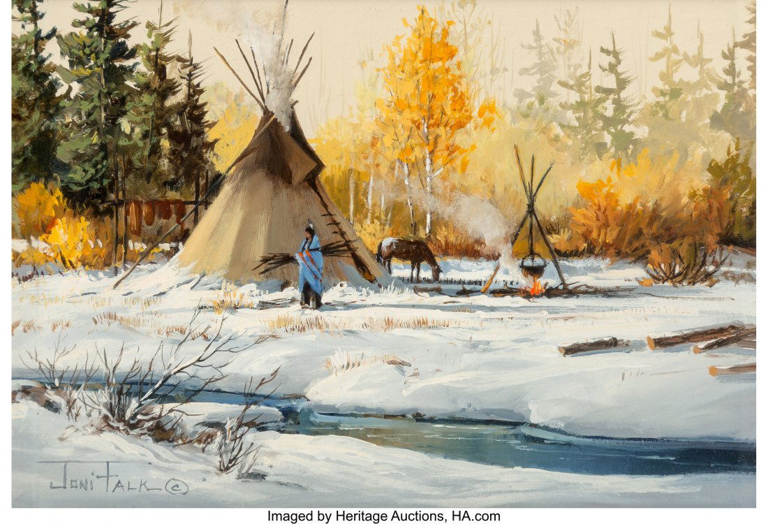 Joni Falk (American, b. 1933) Fuel for the Fire, (1 of 2)