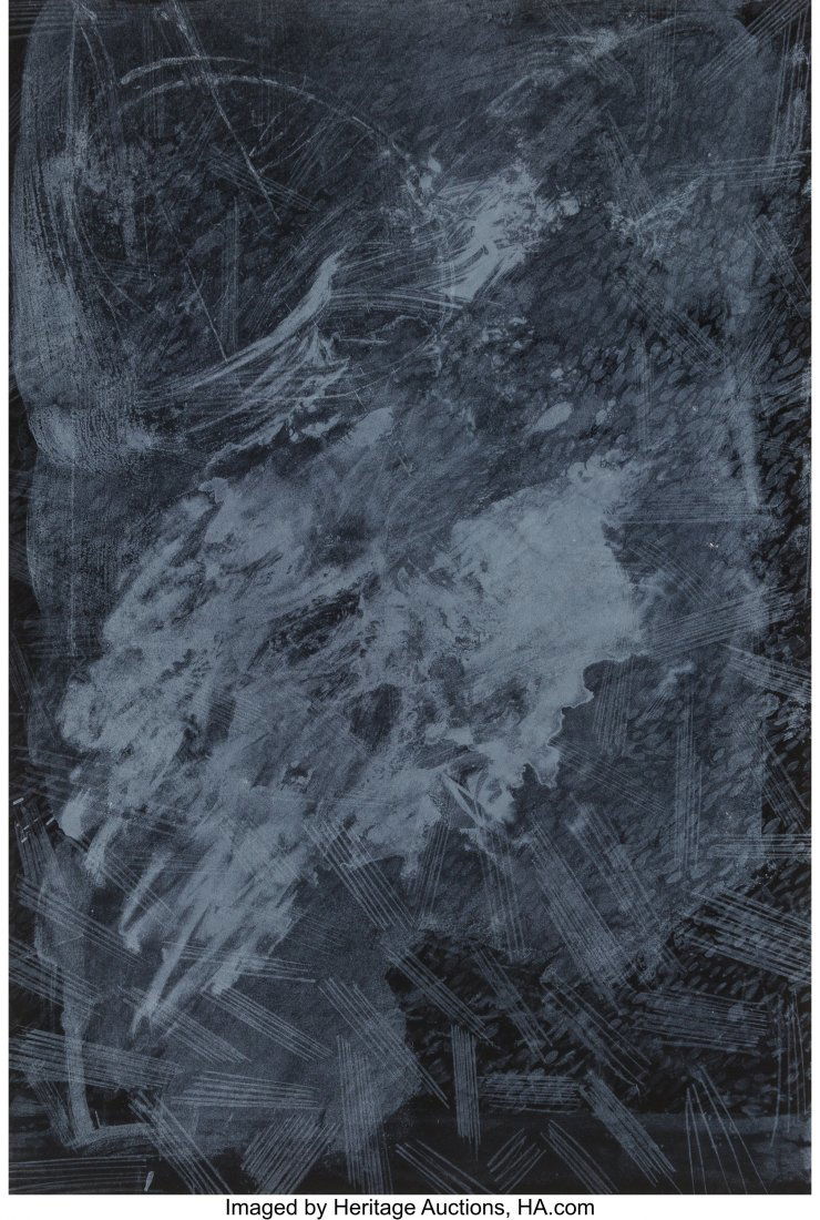 John Walker (British, b. 1939) VII, from Blackbo: John Walker (British, b. 1939) VII, from Blackboards Suite, 1973 Lithograph on wove paper 40-3/4 x 27-1/2 inches (103.5 x 69.9 cm) (sheet) Ed. 11/30 Signed, numbered, and titled in pencil along lower