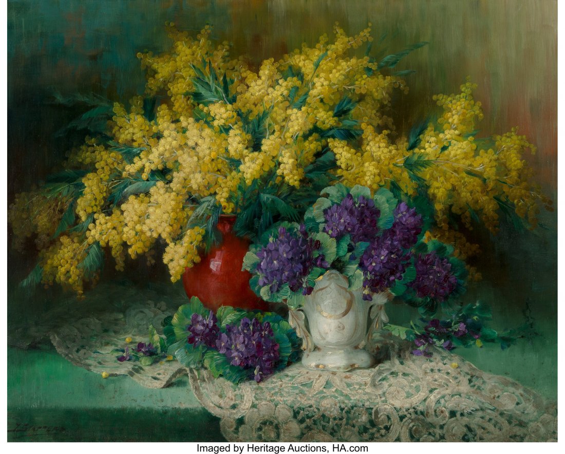 Julien Stappers (Belgian, 1875-1960) Still Life: Julien Stappers (Belgian, 1875-1960) Still Life Oil on canvas 23 x 29 inches (58.4 x 73.7 cm) Signed lower left: J. Stappers HID03101062020© 2020 Heritage Auctions | All Rights Reserved