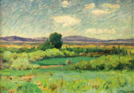 JOSEPH HENRY SHARP (American, 1859-1953) Green A