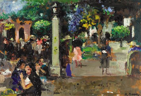 RANDALL DAVEY (American, 1887-1964) Market Place