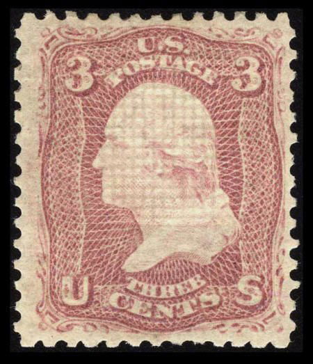 #88, 1867, 3c Rose. (Original Gum - Previously H