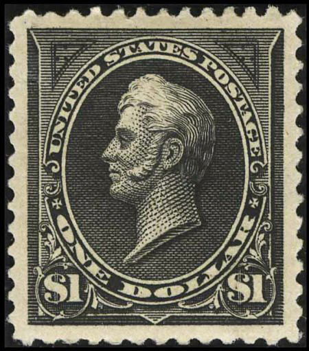 #261, 1894, $1 Black, SUP 98J PSE. (Original Gum