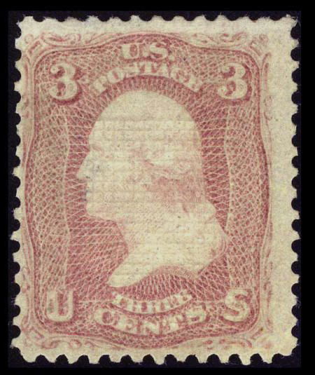 #83, 1867, 3c Rose. (Original Gum - Previously H