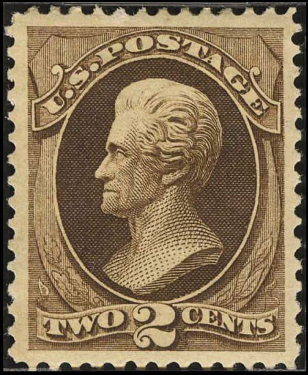 #157, 1873, 2c Brown, XF-S 95 PSE. (Original Gum