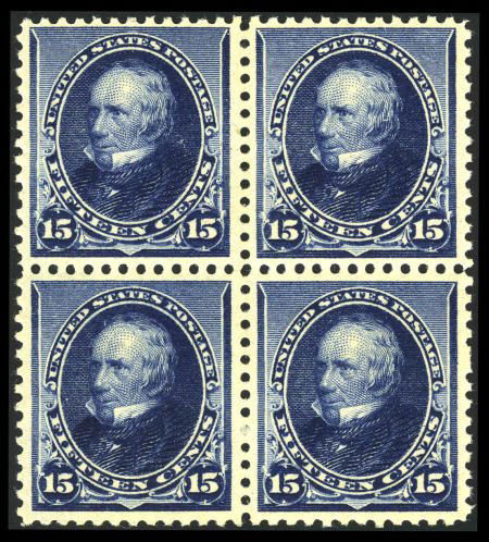 #227, 1890, 15c Indigo. (Original Gum - Never Hi