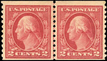 #444, 1914, 2c Carmine. (Original Gum - Previous