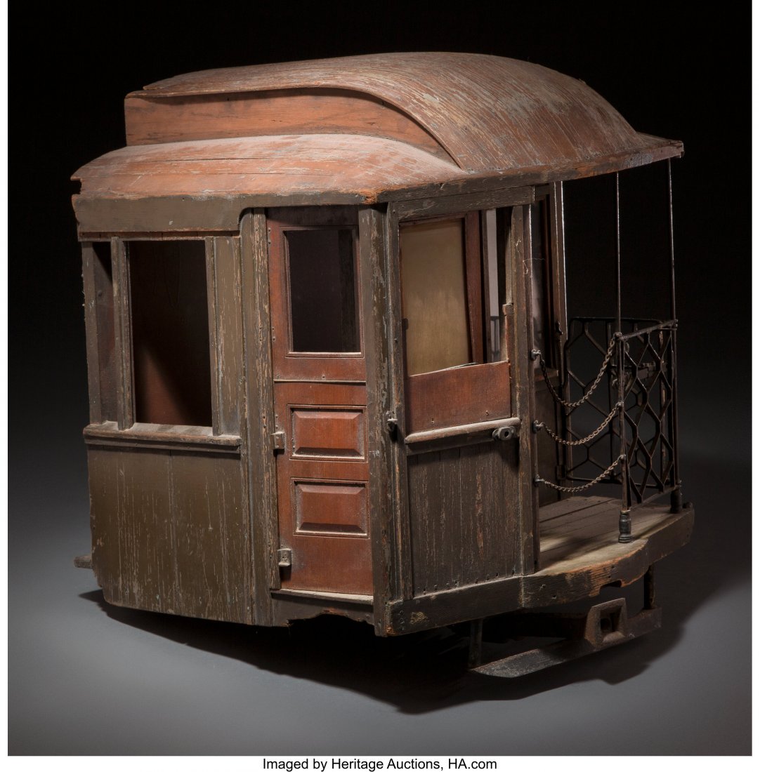 Jackson and Sharp Company Clerestory Parlor Rail: Jackson and Sharp Company Clerestory Parlor Railway Car Salesman's Sample 15-3/4 x 14-1/4 x 13 inches (40.0 x 36.2 x 33.0 cm) HID03101062020 © 2020 Heritage Auctions | All Rights Reserved