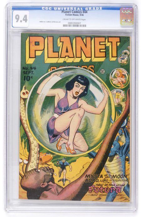 Planet Comics #44 (Fiction House, 1946) CGC NM 9