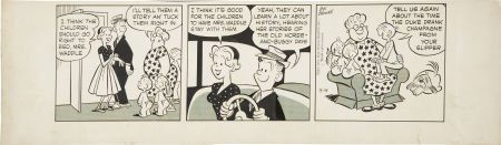 Dik Browne Hi and Lois Daily Comic Strip Origina