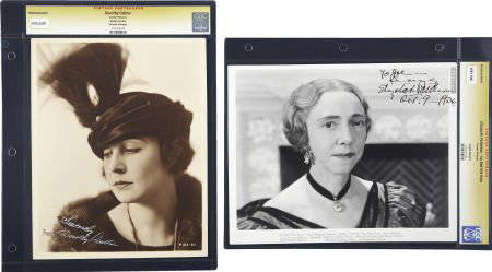 Dorothy Dalton and Elizabeth Patterson Signed Ph: Dorothy Dalton and Elizabeth Patterson Signed Photos. Pair of signed b&w 8" x 10"