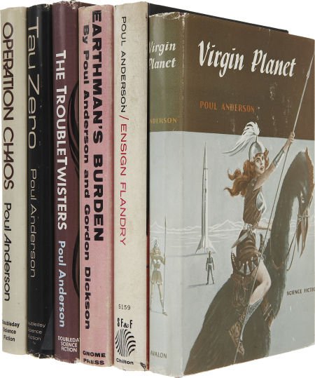 Poul Anderson. Six First Editions - Four Signed,